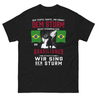 Thumbnail for Brasilianische Weisheit Marineblau T-Shirt - Wir sind der Sturm