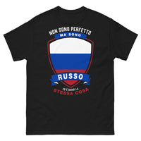 Thumbnail for T-shirt russo nero - Non sono perfetto ma sono russo
