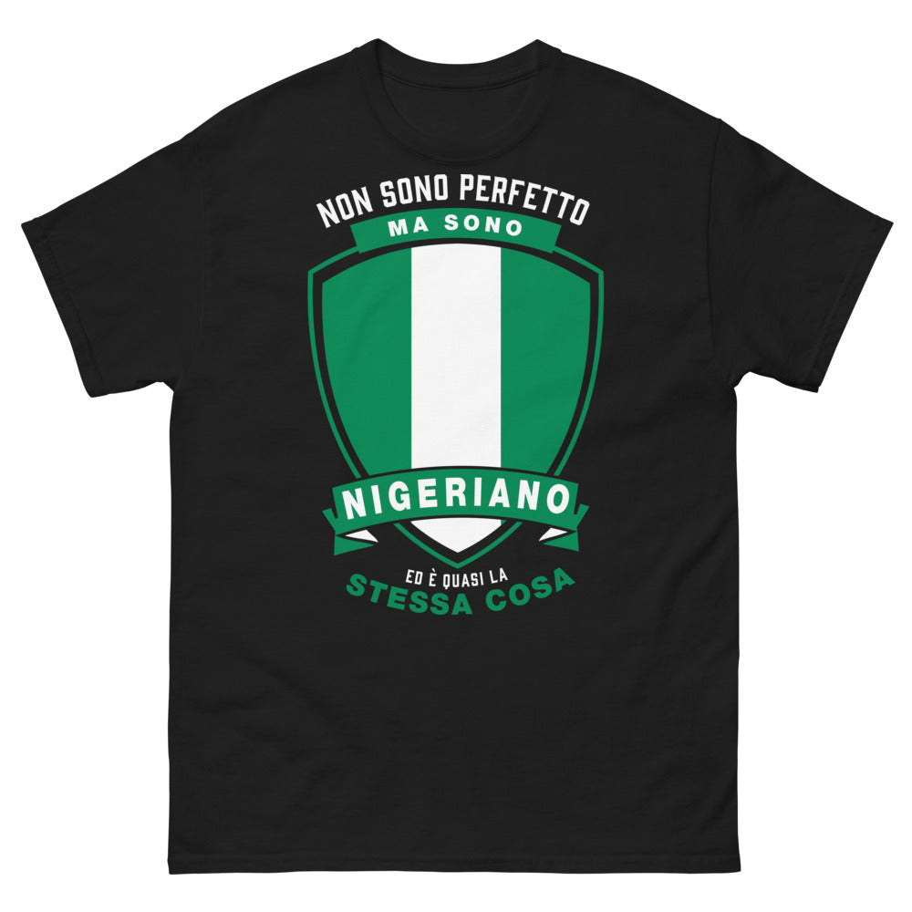 T-shirt Nigeriano noir - Non sono perfetto