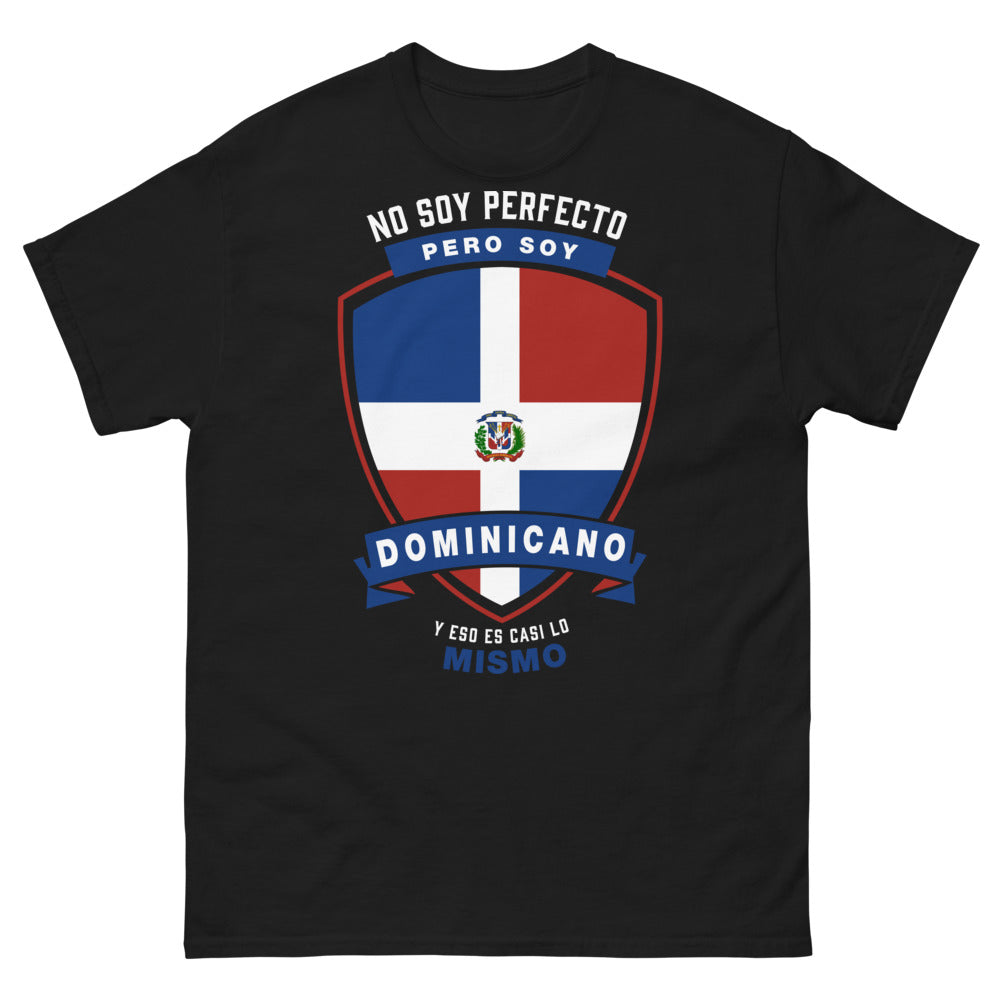 T-shirt dominicain noir - No soy perfecto pero soy dominicano