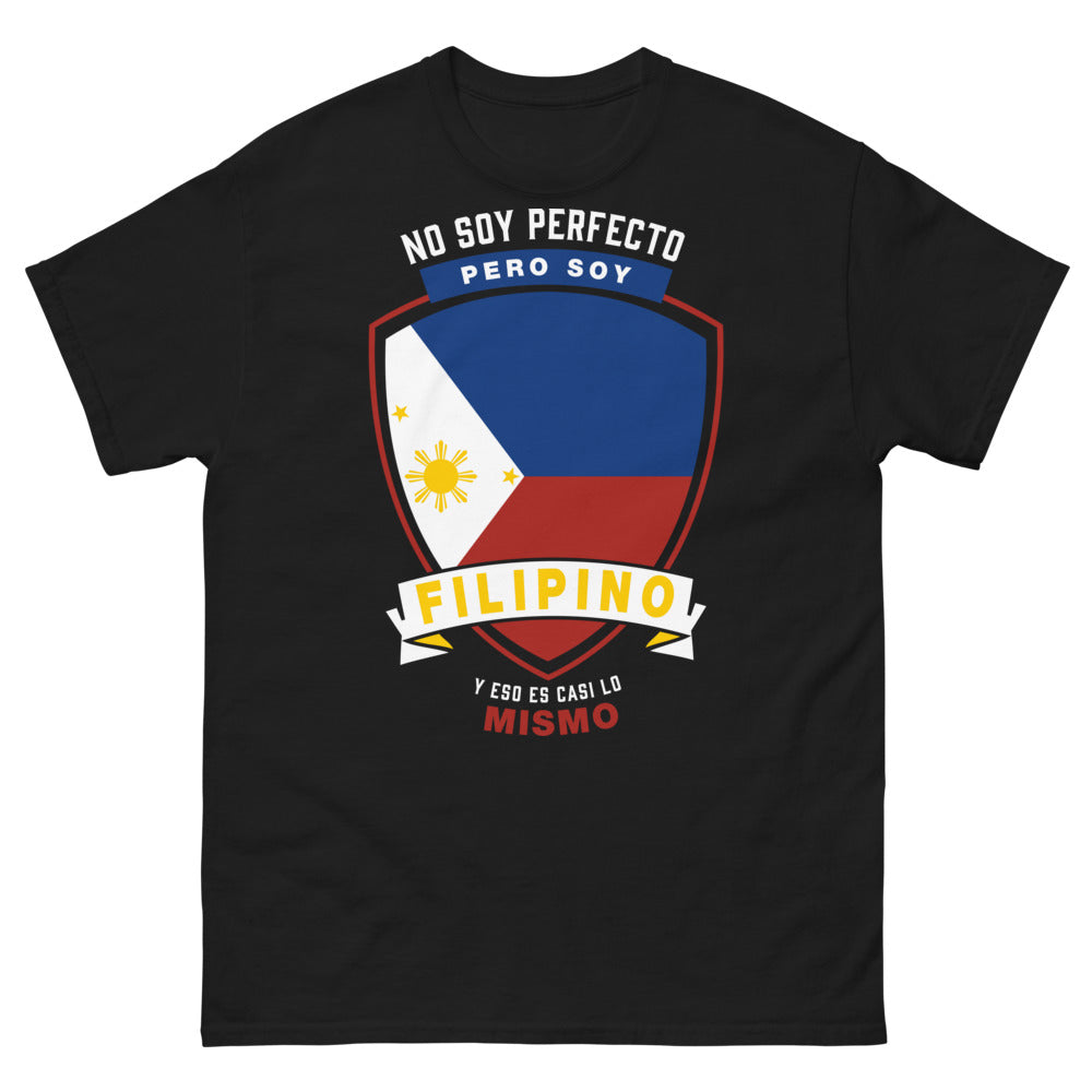 T-shirt Philippines noir - humour et fierté des origines