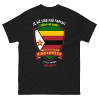 Thumbnail for T-shirt Zimbabwe noir - Je ne suis pas parfait