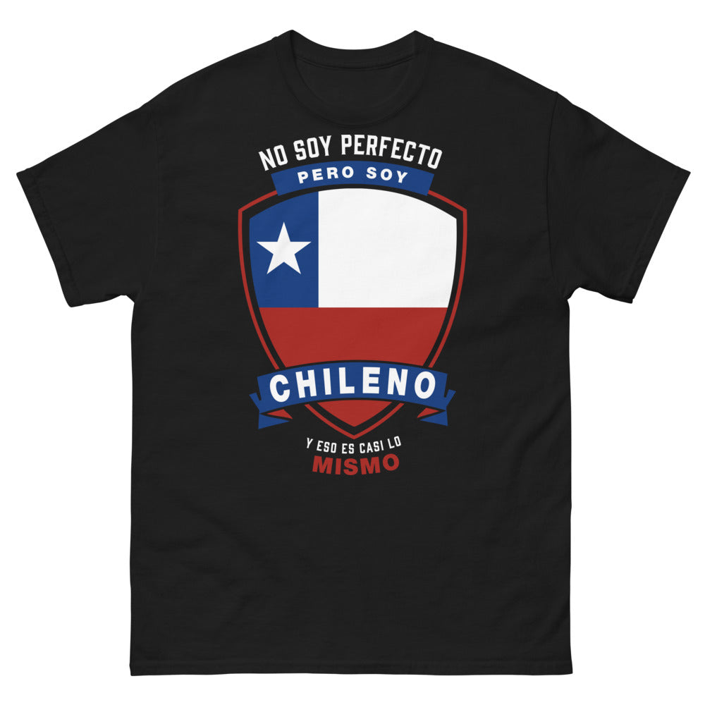 T-shirt chileno noir - No soy perfecto pero soy chileno