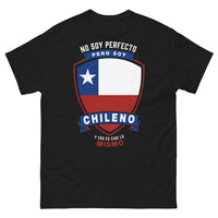 Thumbnail for T-shirt chileno noir - No soy perfecto pero soy chileno