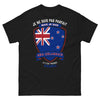 T-shirt Néo-Zélandais noir - humour et fierté kiwi