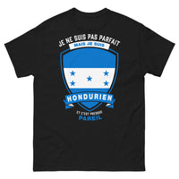 Thumbnail for T-shirt Hondurien noir face - Je ne suis pas parfait mais je suis Hondurien et c'est presque pareil