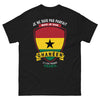T-shirt Ghanéen noir - Je ne suis pas parfait mais je suis Ghanéen
