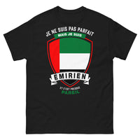 Thumbnail for T-shirt Émirien noir - je ne suis pas parfait mais je suis Émirien