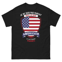 Thumbnail for T-shirt Américain noir - presque parfait mais américain