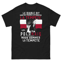 Thumbnail for T-shirt Pologne noir - La Tempête, esprit polonais
