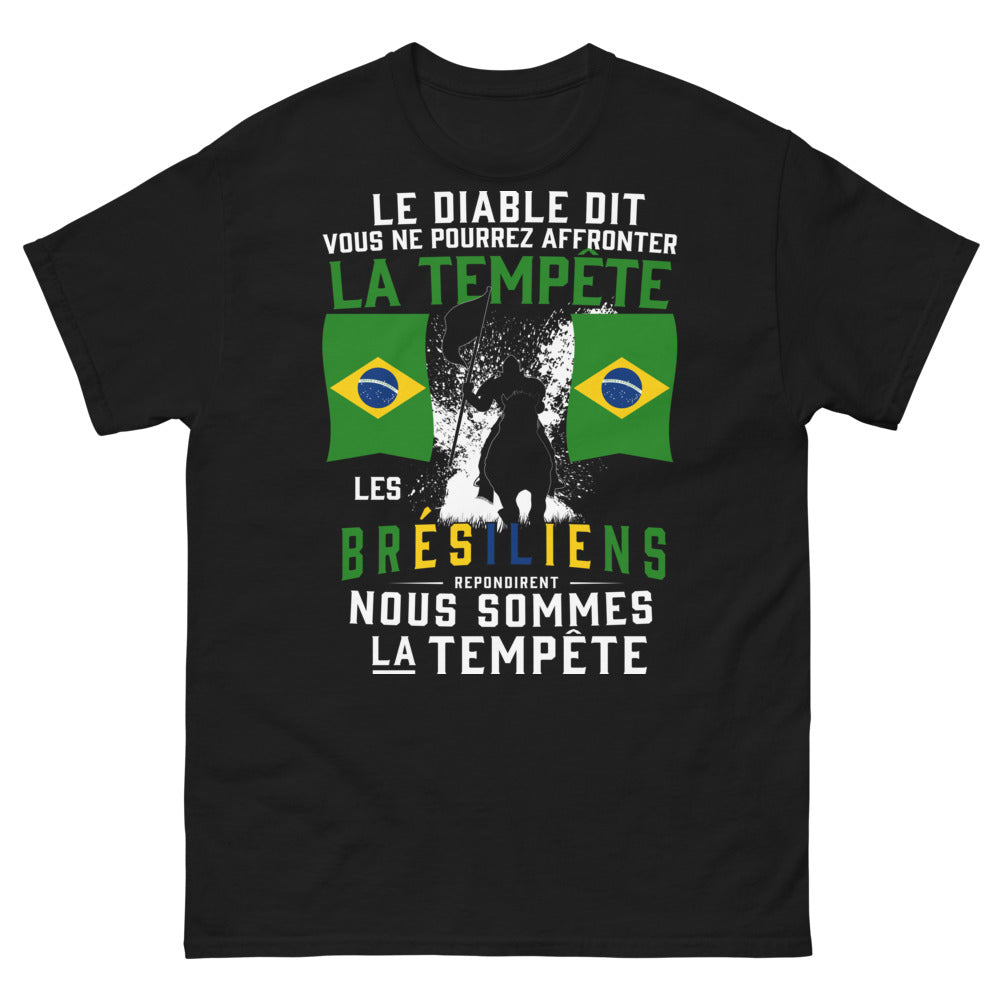 T-shirt Brésil noir - Nous Sommes la Tempête