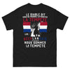 T-shirt Tempête néerlandaise noir - esprit marin