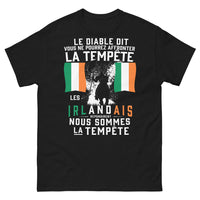 Thumbnail for T-shirt Irlande Tempête noir - humour irlandais
