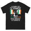 T-shirt Irlande Tempête noir - humour irlandais