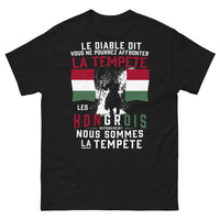 Thumbnail for T-shirt Tempête Hongrois noir - esprit indomptable