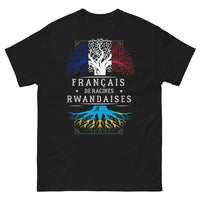 Thumbnail for T-shirt français de racines rwandaises noir - clin d'œil humoristique
