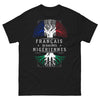 T-shirt Racines nigériennes noir - fierté et humour