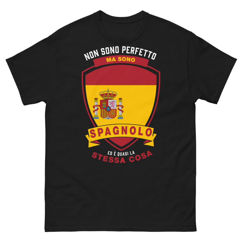 T-shirt Espagne noir - fierté et humour