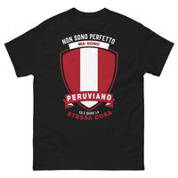 Thumbnail for Maglietta Peruviana nera - Non sono perfetto ma sono peruviano