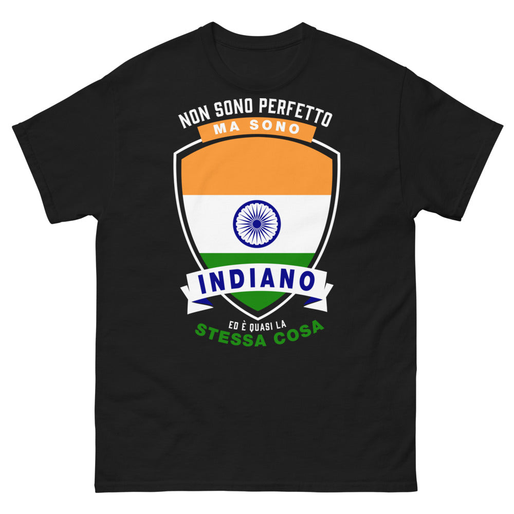 T-shirt Indien noir - Non sono perfetto