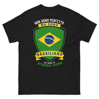 Thumbnail for Maglietta Brasile nera - Non sono perfetto, ma sono brasiliano