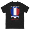T-shirt France noir - Non sono perfetto ma sono francese