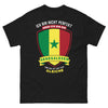 T-shirt sénégalais noir - Ich bin nicht perfekt