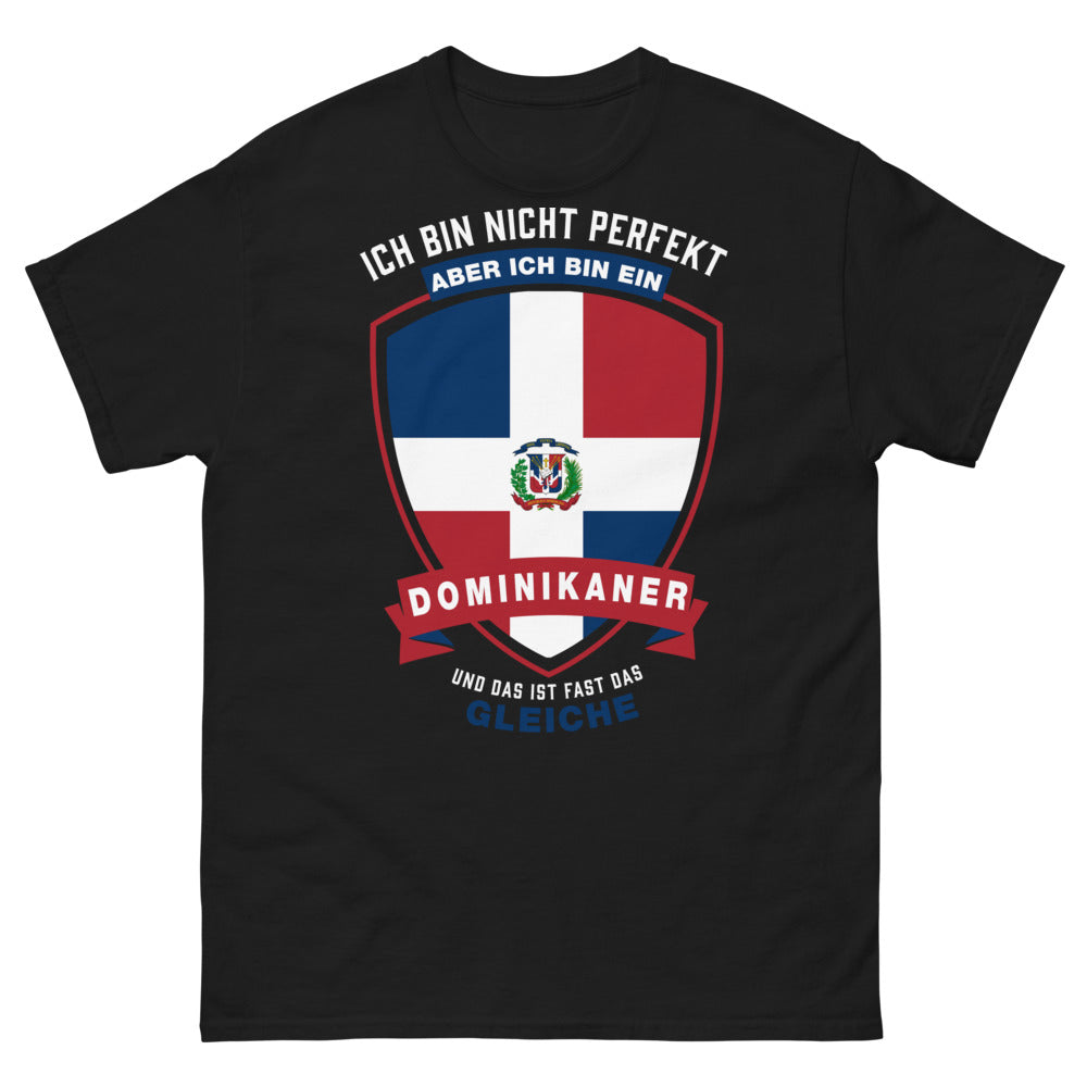 T-shirt dominicain noir - Ich bin Dominikaner