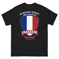 Thumbnail for T-shirt France noir - Ich bin nicht perfekt, aber ein Franzose