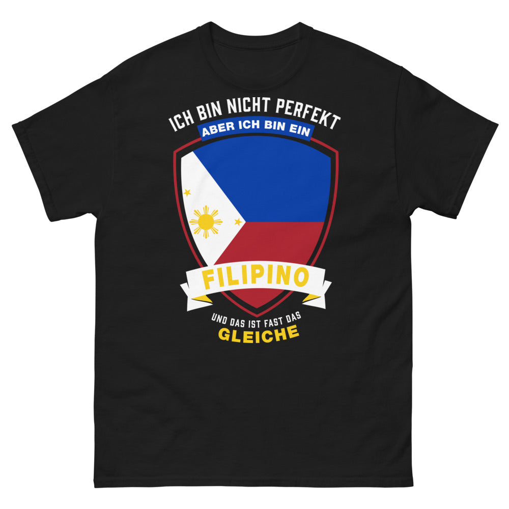 T-shirt Philippinen noir - Stolze Filipinos mit Augenzwinkern