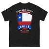 T-Shirt Chile schwarz Vorderseite - Humor und Stolz