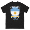 T-shirt Argentine noir - Ich bin nicht perfekt