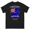T-shirt Australien noir - Fast Perfekt