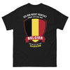 T-shirt Belgier noir - humour belge et fierté