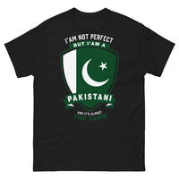 Thumbnail for T-shirt Pakistan noir face - I'm Not Perfect, But I Am A Pakistani