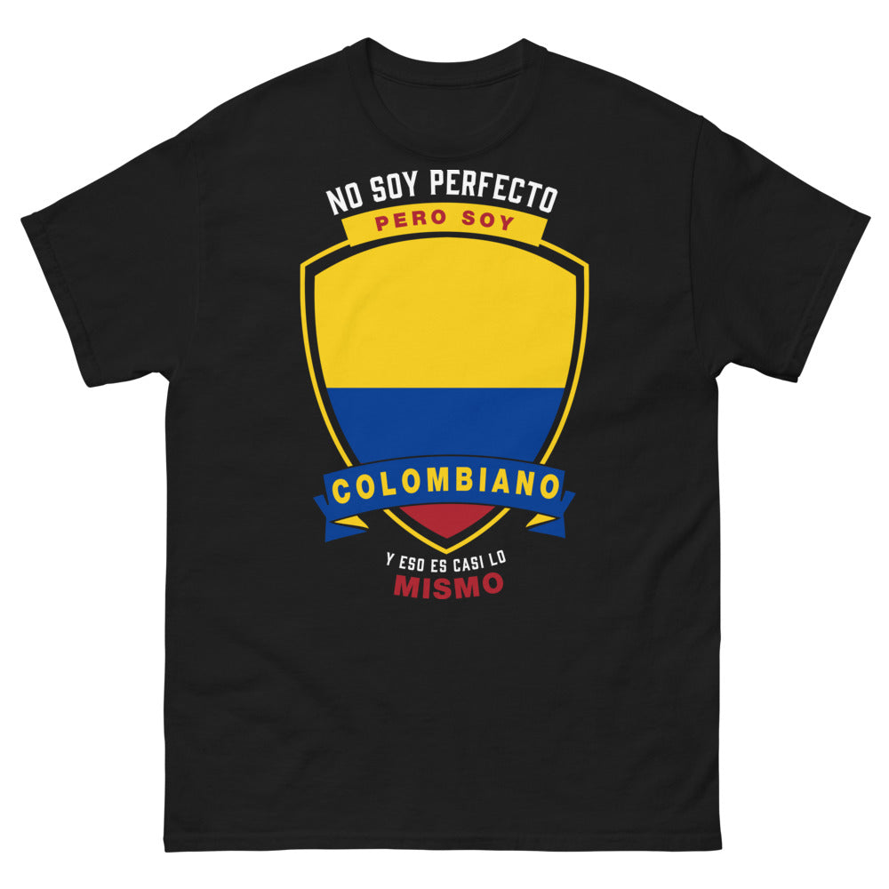T-shirt Colombie noir - No soy perfecto pero soy Colombiano