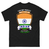 T-shirt Indian Heritage noir - I am Indian - presque pareil
