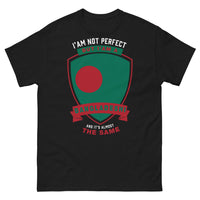 Thumbnail for T-shirt bangladais noir - not perfect bangladais slogan