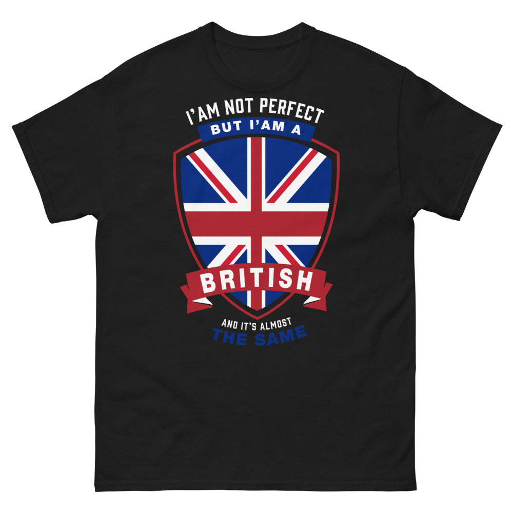 T-shirt britannique noir - presque parfait