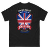 T-shirt britannique noir - presque parfait