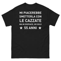 Thumbnail for T-Shirt nostalgia 55 anni nera - sguardo alla vita