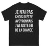 T-shirt Aveyronnais noir - humour et héritage