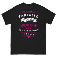 Thumbnail for T-shirt Malaisienne noir - Presque parfaite
