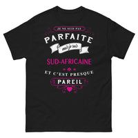 Thumbnail for T-shirt Sud-Africaine noir - humour et fierté locale