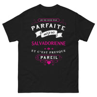Thumbnail for T-shirt Salvadorienne noir - je ne suis pas parfaite
