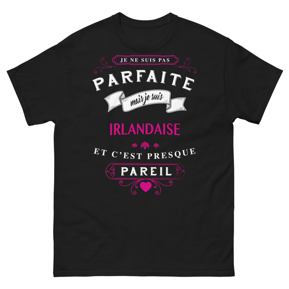 T-shirt Irlande noir - clin d'œil Irlandaise
