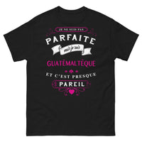 Thumbnail for T-shirt Guatémaltèque noir - Je ne suis pas parfaite