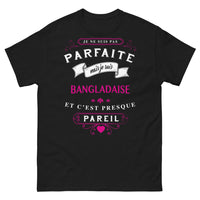 Thumbnail for T-shirt Bangladaise noir - Je ne suis pas parfaite