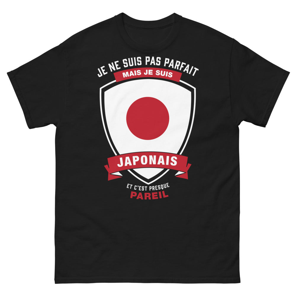 T-shirt Japonais noir - Je ne suis pas parfait