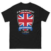 T-shirt Royaume-Uni noir - pas parfait mais Britannique